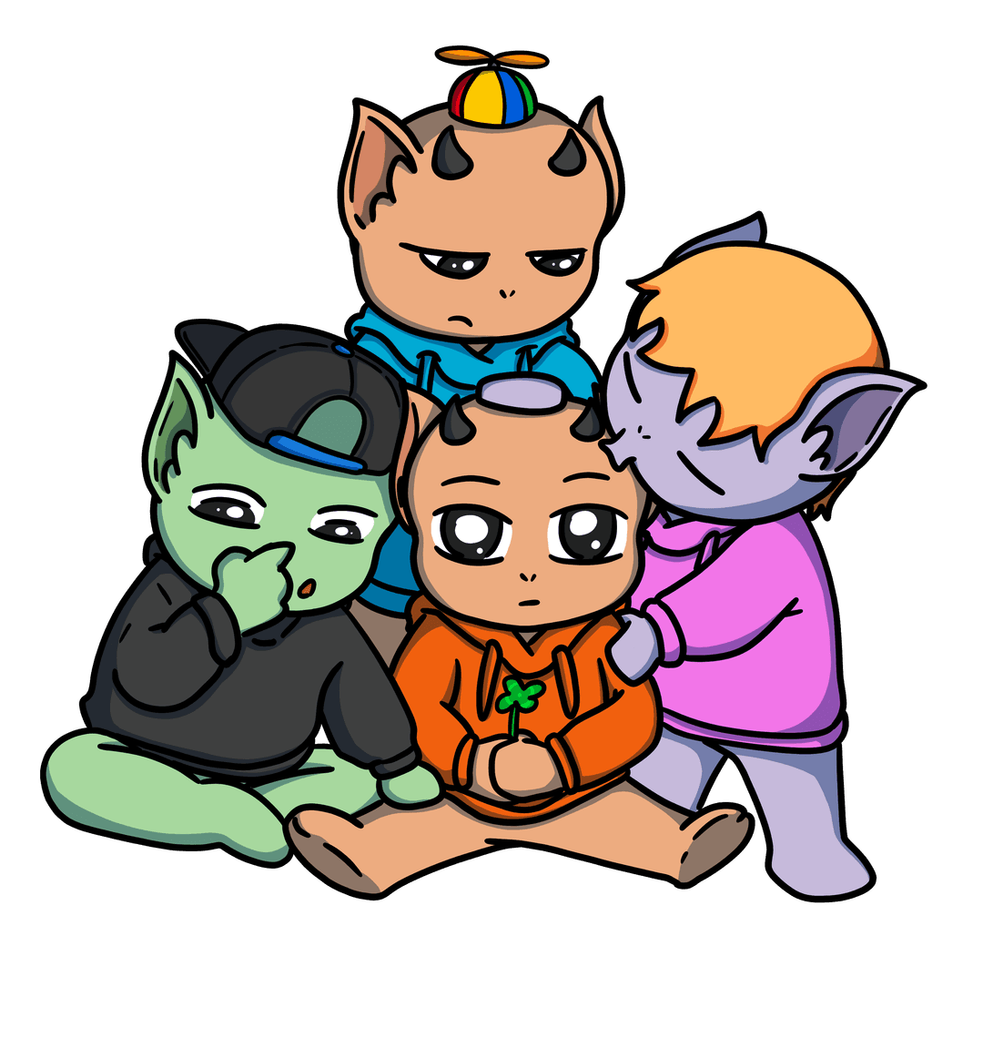 A group of CharmikinZ characters.